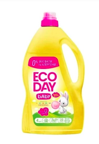 Гель для прання Oniks Eco Day Universal Baby 4 кг